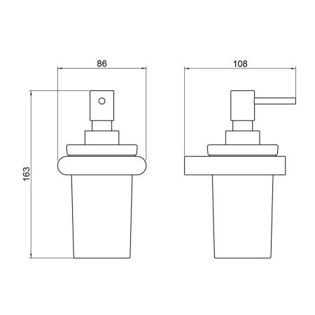 Дозатор Timo Luiro 18439/18
