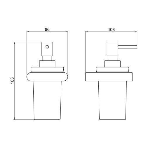 Дозатор Timo Luiro 18439/18 - фото 2