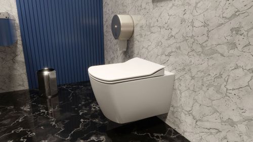 Чаша унитаза подвесная Creavit Elegant EG321-11CB00E-0000 цвет белый без сиденья душевой смыв - фото 4