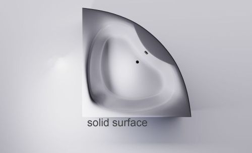 Ванна из искусственного камня Astra-Form Виена 01010071 150х150 угловая асимметричная с ножками - фото 2