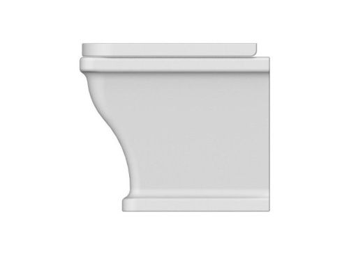 Чаша унитаза приставная Scarabeo Butterfly 4008 цвет белый без сиденья безободковая