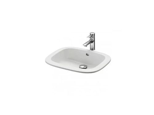 Раковина из сантехнического фаянса Toto LW763Y 50х50 встраиваемая цвет белый
