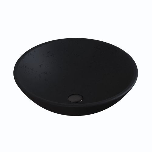 Раковина из искусственного камня Uperwood Sfera 291020318 40х40 накладная цвет черный - фото 5