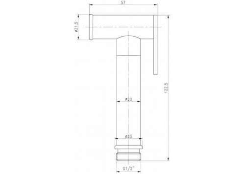 Гигиенический душ со смесителем Aquanet Static 00257147 хром - фото 5