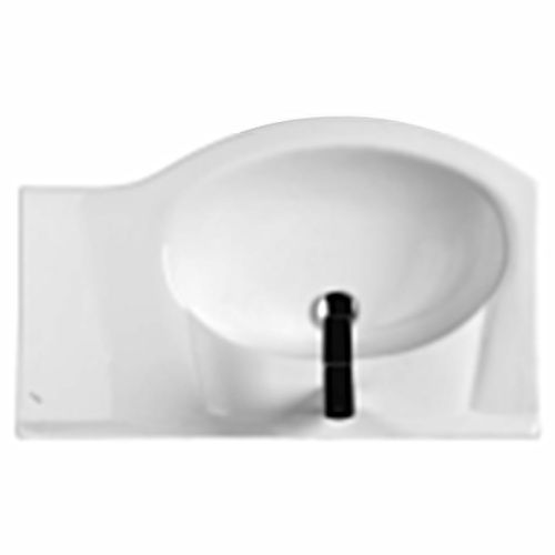 Раковина из сантехнического фарфора Santek Коралл WH110228 80х50 накладная цвет белый - фото 3