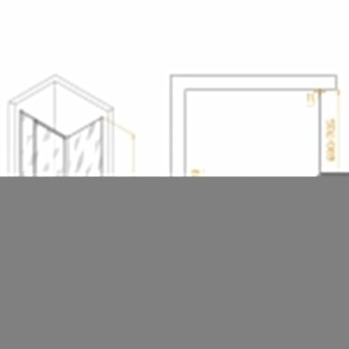 Душевой уголок RGW Passage 350807897-11 90х70 стекло прозрачное профиль хром без поддона - фото 2