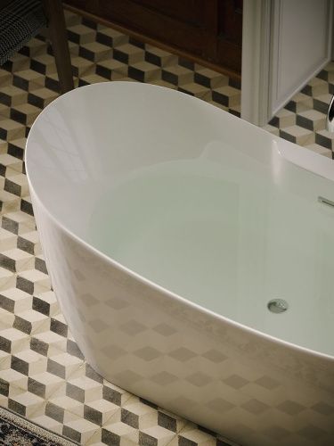 Ванна акриловая Sancos Jazz FB17 170х80 отдельностоящая овальная с каркасом - фото 5