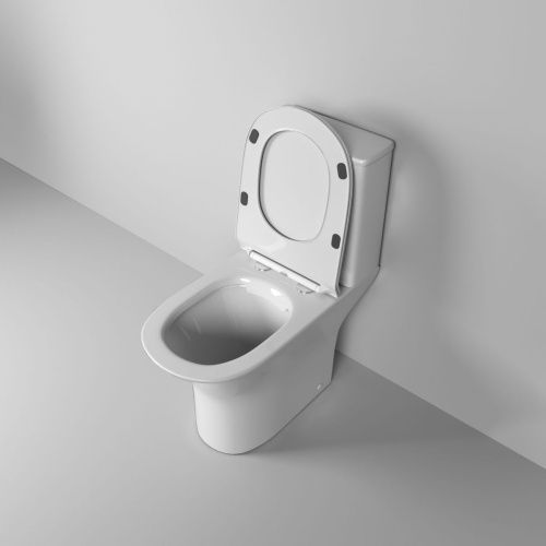 Унитаз напольный с бачком Grossman Classic GR-4465S белый с сиденьем микролифт безободковый каскадный смыв - фото 4