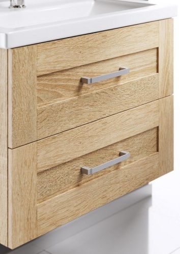 Тумба под раковину Aqwella Y FOS01082DS 80х50 подвесная цвет коричневый - фото 3