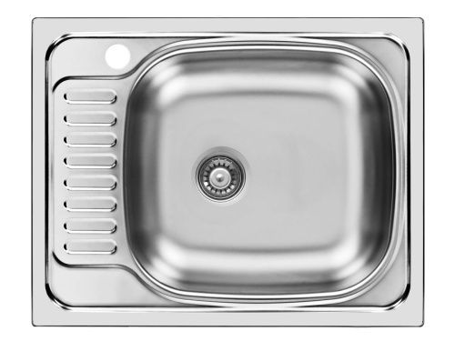 Кухонная мойка Ukinox Классика CLM560.435 ---5K 1R 45х55 цвет нержавеющая сталь поверхность матовая - фото 2