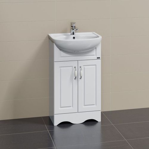 Тумба под раковину СанТа Верона 700111 50х30 напольная цвет белый - фото 2