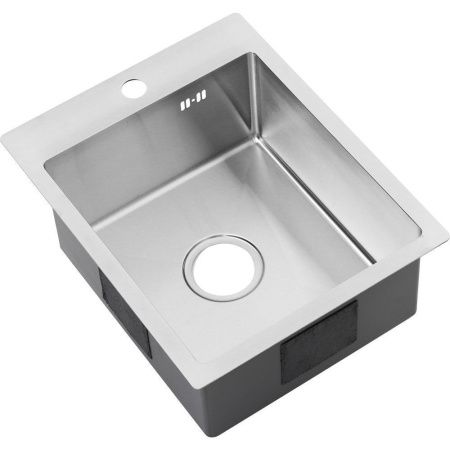 Кухонная мойка Melana ProfLine MLN-R4050H 40х50 цвет серый поверхность матовая