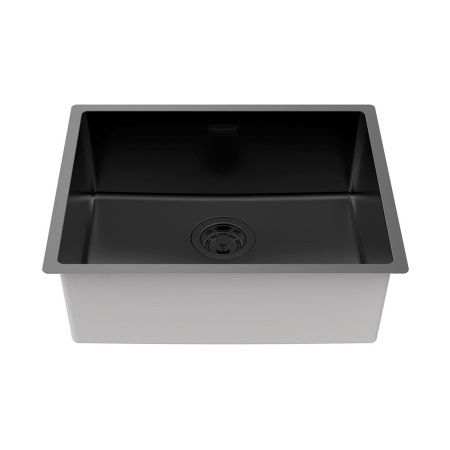 Кухонная мойка Paulmark LASSAN 54 UNI LA54-MBN 40х50 цвет черный поверхность матовая