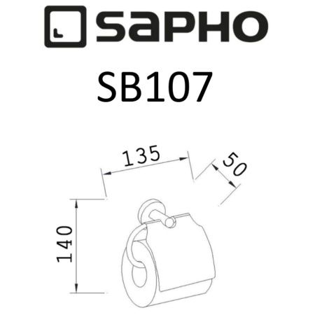 Бумагодержатель Sapho SAMBA SB107