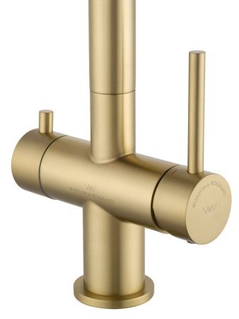 Смеситель для кухни Wonzon & Woghand WW-3211-BG на мойку золото