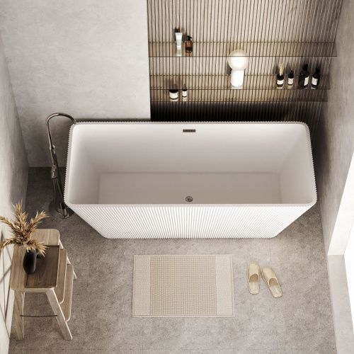 Ванна акриловая Grossman Cristal GR-2022M 170х75 отдельностоящая прямоугольная с каркасом - фото 5