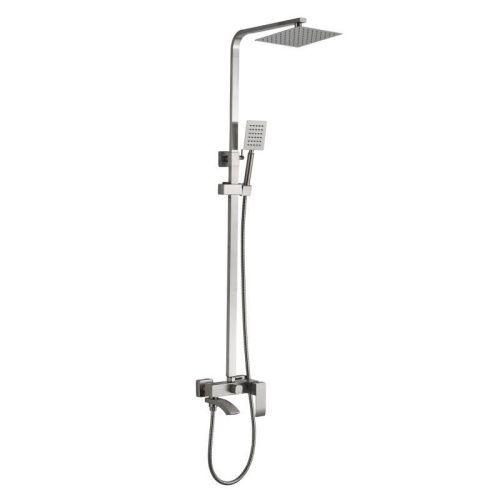 Душевая стойка Haiba HB24815 настенная цвет нержавеющая сталь - фото 2