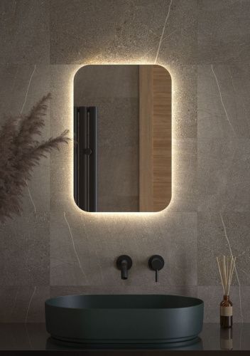 Зеркало с подсветкой Defesto OPTI DF 2802 40х60 подвесное - фото 3