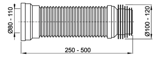 Гофра для унитаза Cerutti SPA CT9868 - фото 5