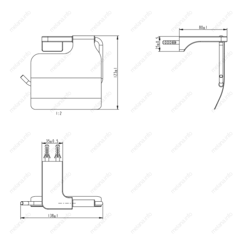 Бумагодержатель Melana 806007 - фото 2