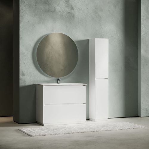 Тумба под раковину Sancos Libra Floor LB100FW 100х50 напольная цвет белый - фото 3