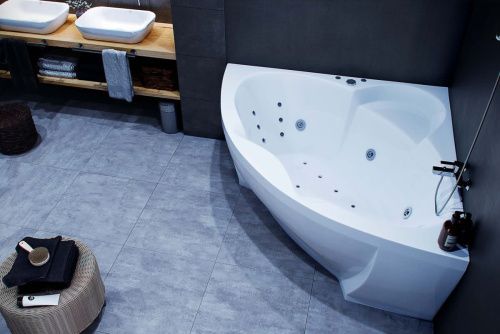 Ванна акриловая Aquatek Поларис-1 POL1-0000030 140х140 угловая угловая с каркасом без ручек - фото 3