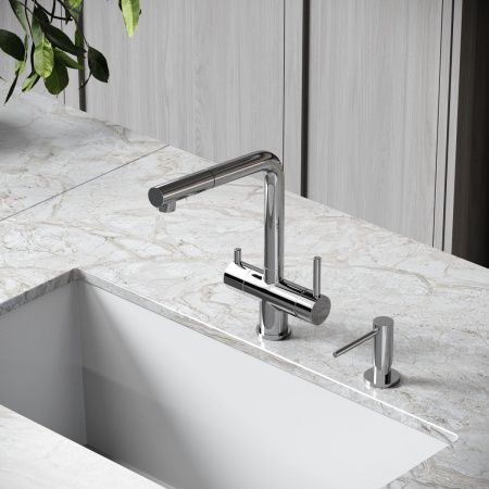 Смеситель для кухни Sancos Spin SC4015CH на мойку хром