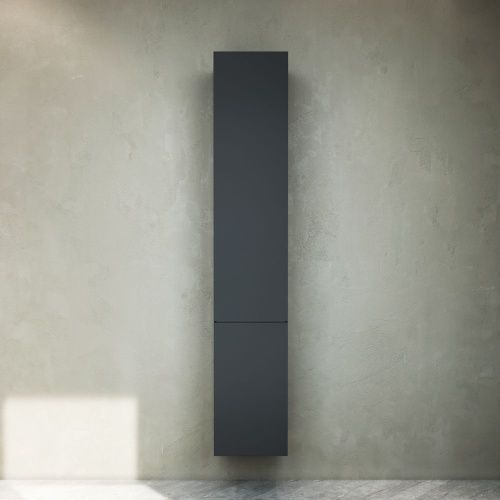 Шкаф-пенал Am.Pm Gem M90CHR0306GM 30х170 подвесной цвет серый