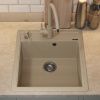 Кухонная мойка Uperwood Quartz Premium UPD-07 3910202125 45х50 цвет бежевый поверхность матовая