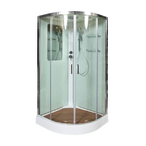 Душевая кабина AvaCan A01 100х100 четверть круга с крышей ориентация универсальная - фото 3