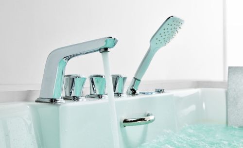 Ванна акриловая гидромассажная SSWW AU818R 180х120 пристенная прямоугольная с каркасом с ручками - фото 5