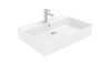 Раковина из сантехнического фарфора Creavit Volga VX270-00CB00E-0000 70х50 накладная цвет белый