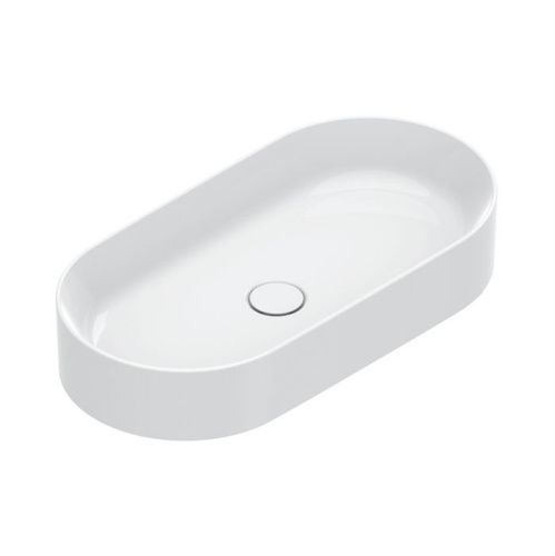 Раковина керамическая Catalano Zero 122700001 70 см накладная цвет белый без отверстий под смеситель