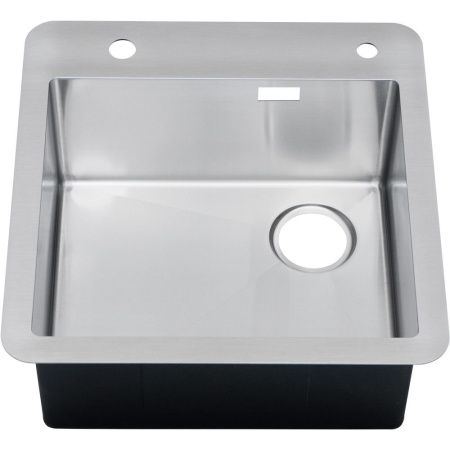 Кухонная мойка Melana ProfLine MLN-R5254HK 50х55 цвет серый поверхность матовая