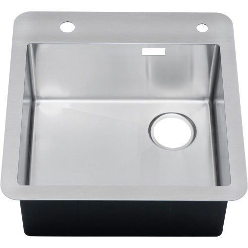 Кухонная мойка Melana ProfLine MLN-R5254HK 50х55 цвет серый поверхность матовая - фото 2