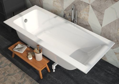 Ванна из литьевго мрамора Эстет Delta slim ФР-00015334 160х70 пристенная прямоугольная - фото 5