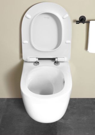 Унитаз подвесной Olympia Tornado TORSETR01 белый с сиденьем микролифт смыв торнадо