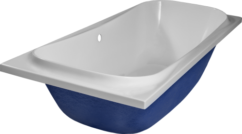 Ванна акриловая C-Bath CBQ013001 180х80 пристенная прямоугольная - фото 4