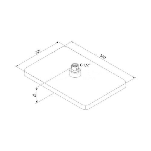 Верхний душ D-Lin D61074 белый - фото 2