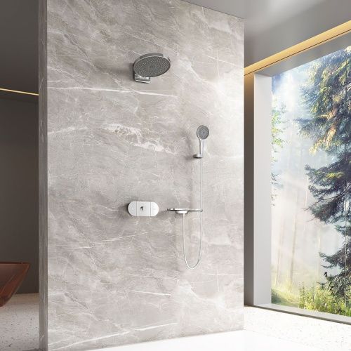 Душевая система Vincea VSFW-2F12TCH встраиваемая в стену цвет хром с термостатом