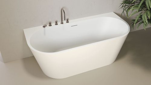 Ванна акриловая Zenon Maracaibo Wall 4000.000.000.000.42157 170х80 пристенная овальная - фото 2