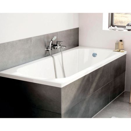 Ванна акриловая Aquanika Round A1017075025 170х75 пристенная прямоугольная