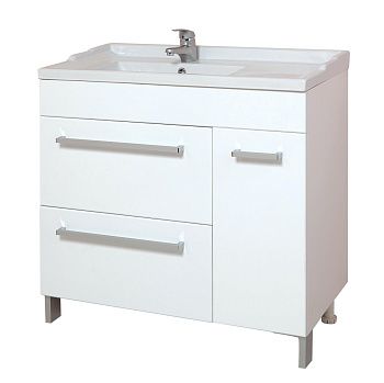 Тумба под раковину Onika Олимп 109015 90х50 напольная цвет белый