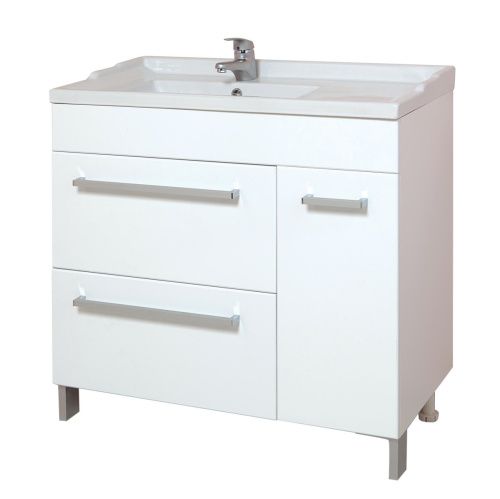 Тумба под раковину Onika Олимп 109015 90х50 напольная цвет белый