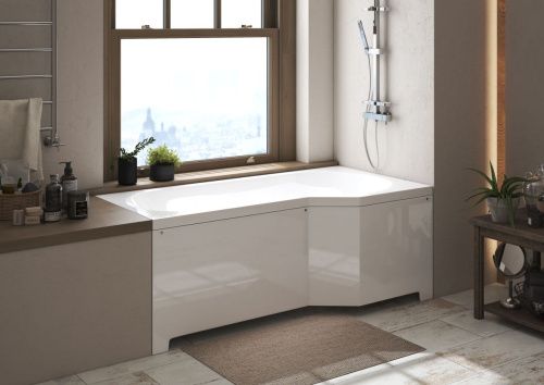 Ванна из литьевго мрамора Эстет Верона ФР-00016996 160х80 пристенная асимметричная - фото 5