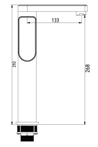Смеситель Savol S-600716G на раковину хром - фото 2
