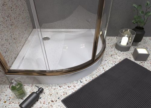 Душевой поддон акриловый Santek Палермо 1WH302477 80х80 белый - фото 4