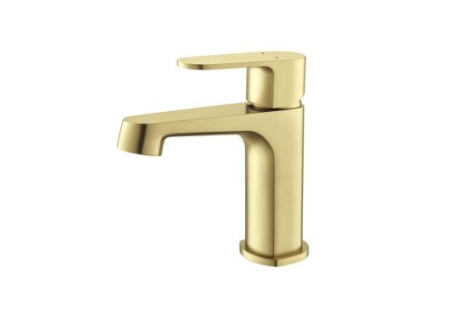 Смеситель Aquatek Оберон AQ1210BG на раковину золото - фото 4