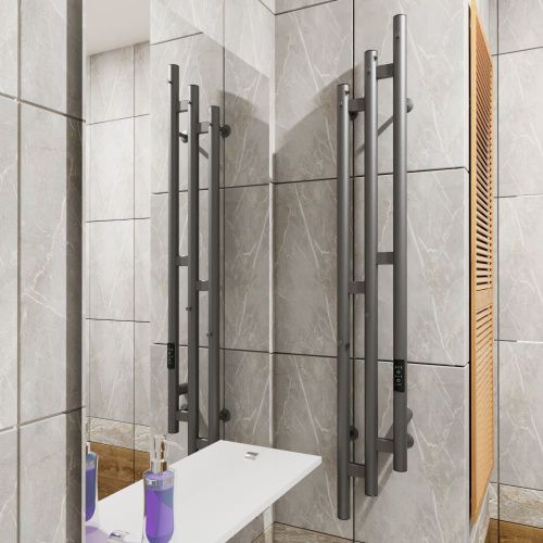 Полотенцесушитель электрический Altasan Бриз Бриз12017Г 15х120 серый - фото 2