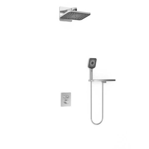 Душевая система Vincea Inspire VSFW-3I21MT4RCH встраиваемая в стену цвет хром с термостатом - фото 2